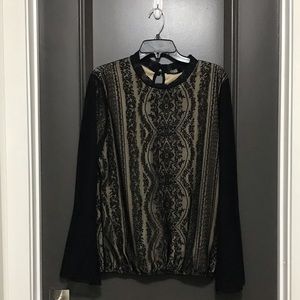Liberty Love Black Lace Long sleeve too
